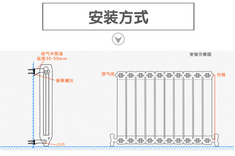 铜铝复合散热器